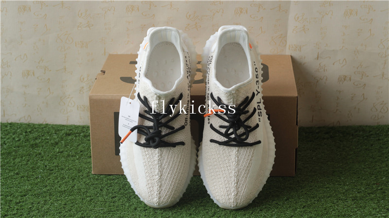 Off White x Adidas Yeezy boost 350 V2 Cream Beige